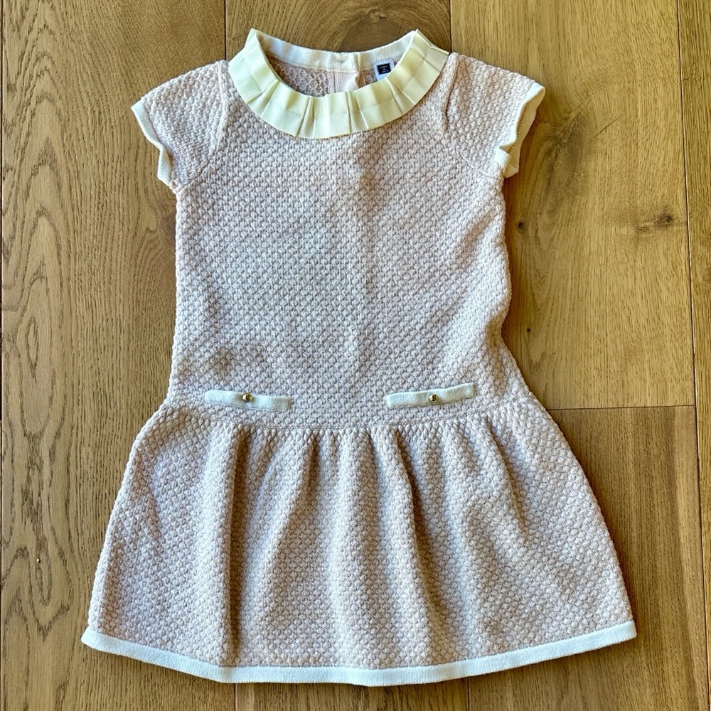 Janie and Jack Ivory Textured Formal Dress